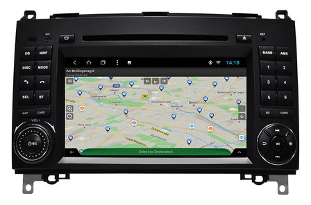 ESX VISION VN715-MB-A1-DAB android navigatie radio voor diverse modellen van Mercedes