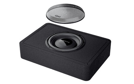 Hertz MPBX300-S2 gesloten &quot;downfire&quot; kist 12 inch 500 watts RMS SVC 2 ohms