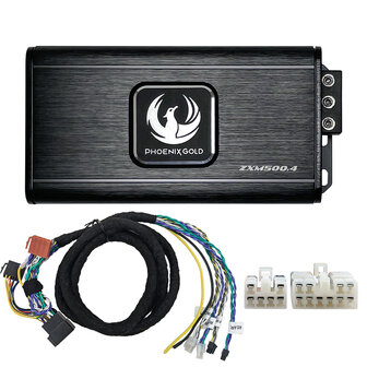 Phoenix Gold ZXMPT1 plug &amp; play power upgrade 4 kanaals versterker kit voor Toyota