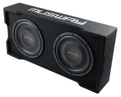 Musway MF210Q2 downfire subwoofer kist 10 inch 300 watts RMS DVC 2 ohms