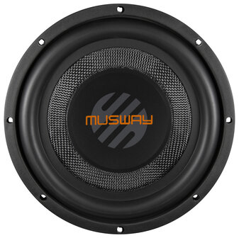 MusWay MWS1044 flat subwoofer 10 inch 300 watts RMS DVC 4 ohms