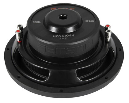 MusWay MWS1044 flat subwoofer 10 inch 300 watts RMS DVC 4 ohms