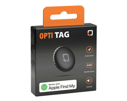 Optiline tag, object zoeker, werkt met Apple &quot;find my&quot;