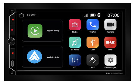 ESX VISION VMX700DAB radio DAB+ wireless Apple Carplay &amp; Android Auto