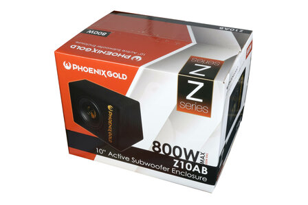 Phoenix Gold Z10AB actieve bassreflex kist 10 inch 200 watts RMS