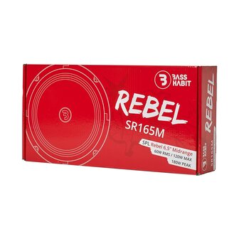 Bass Habit Rebel SR165M midbassen set 165mm 60 watts RMS 4 ohms