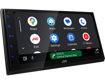 JVC KW-M593BT media receiver met apple carplay, android auto, usb &amp; bluetooth