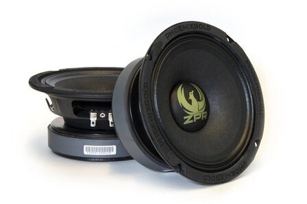 Phoenix Gold ZPR654 extreme high power 16,5 cm midbassen luidspreker set 300 watts RMS 4 ohms