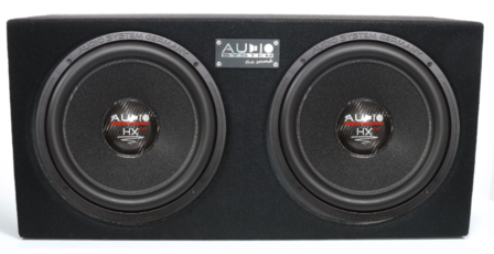 Audio System HX12 EVO G-2 gesloten subwoofer kist 2 x 12 inch 1000 watts RMS DVC 4 ohms