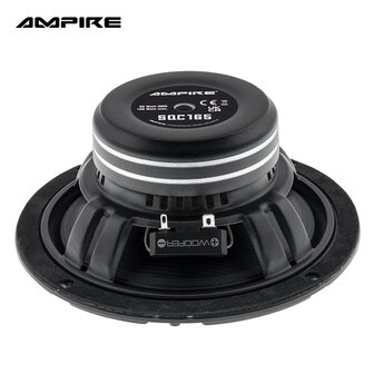 Ampire SQC165 luidspreker set 16,5 cm 2-weg compo 80 watts RMS 3 ohms