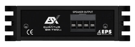 ESX Quantum QM-TWOv3 micro 2 kanaals versterker 300 watts RMS