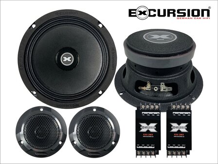 Excursion XXX-6C Pro Audio 16cm 2-weg compo luidspreker set 150 watts RMS