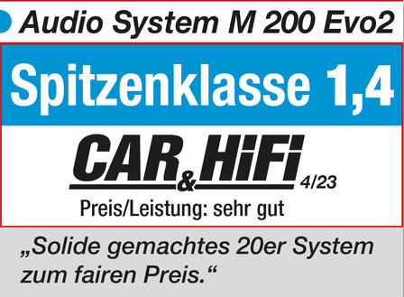 Audio System M200 EVO2 luidspreker set 20 cm 2-weg compo 110 watts RMS 3 ohms