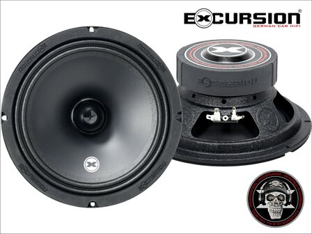 Excursion SXX-M8 SQPL kickbassen set 20cm 150 watts RMS 4 ohms