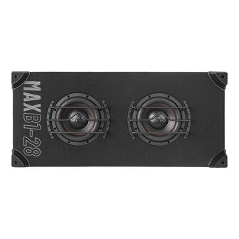 GAS AUDIO MAX B1-28 bassreflex kist 2 x 8 inch 1000 watts RMS DVC 2 ohms