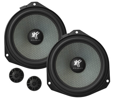 Hifonics Zeus ZSX6.2C custom fit compo luidspreker set 90 watts RMS Fiat / Opel / Ford / Dacia