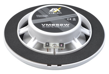 ESX Vision VMS52W marine luidspreker set 13 cm 60 watts RMS wit design 25mm inbouwdiepte