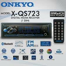 Onkyo X-QS723 autoradio met bluetooth usb DSP en optische uitgang