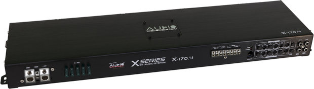 Audio System X170.4 versterker 4 kanaals 1960 watts RMS met auto high level inputs & RTC bass-remote