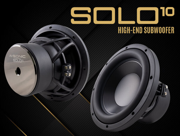 AI-SONIC SOLO 10 high end subwoofer 10 inch 800 watts RMS DVC 2 ohms