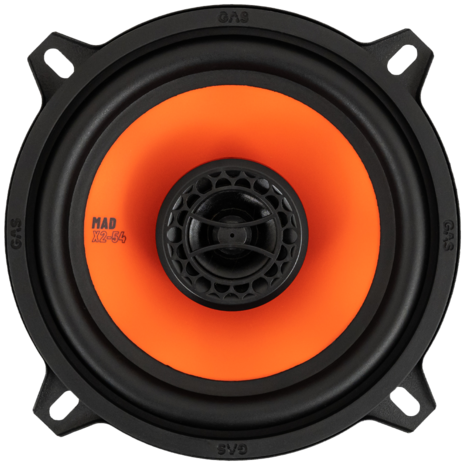 GAS AUDIO MAD X2-54 luidspreker set 13 cm 2-weg 80 watts RMS 4 ohms