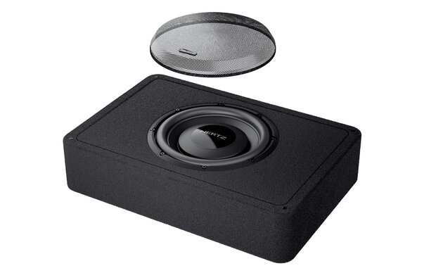 Hertz MPBX300-S2 gesloten "downfire" kist 12 inch 500 watts RMS SVC 2 ohms