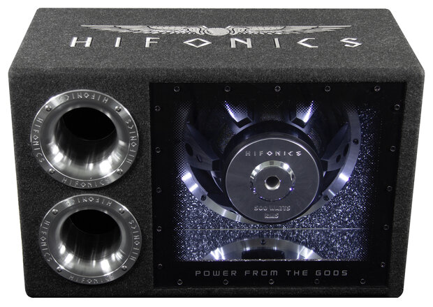 Hifonics Atlas ATL12BPS bandpass kist 12 inch 500 watts RMS 4 ohms met LED