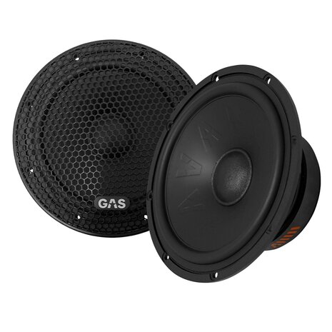 GAS AUDIO MAX K2-64 luidspreker set 16,5 cm 2-weg compo 130 watt RMS 4 ohms