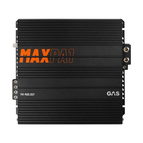 GAS AUDIO MAX PA1-1500.2DZ1 versterker 2 kanaals 3000 watt RMS