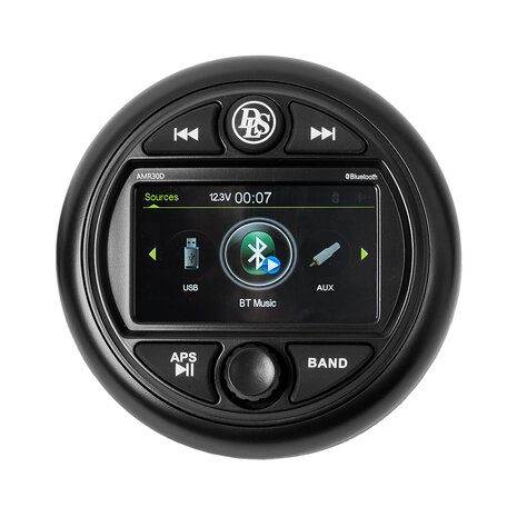 DLS ALIVE AMR30D marine media speler IP66 met bluetooth DAB+ aux usb