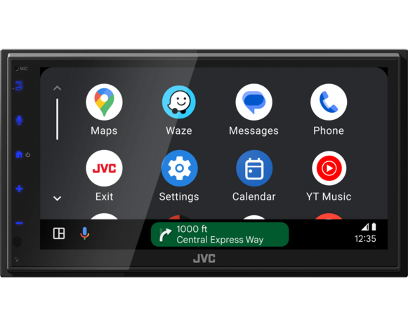 JVC KW-M595DBT media receiver met DAB+, apple carplay, android auto, usb & bluetooth