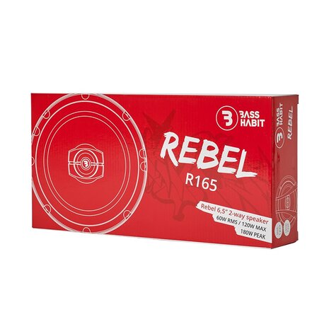 Bass Habit Rebel R165 luidspreker set 16,5 cm 60 watts RMS 4 ohms