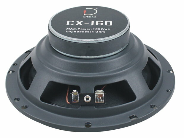 Dietz CX160 luidspreker set 16,5 cm 135 watts MAX 4 ohms