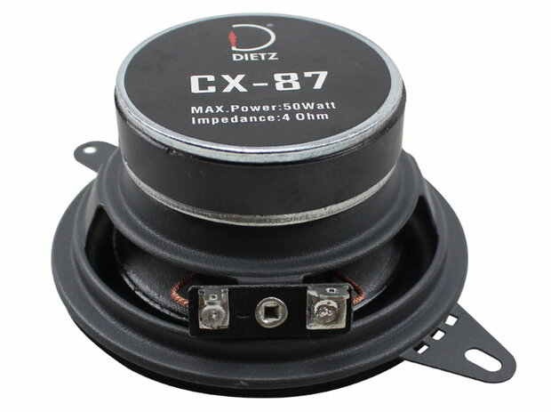 Dietz CX87 luidspreker set 8.7 cm 50 watts MAX 4 ohms