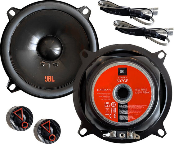 JBL 507CF STAGE3 luidspreker set 13 cm 2-weg compo 50 watts RMS 3 ohms