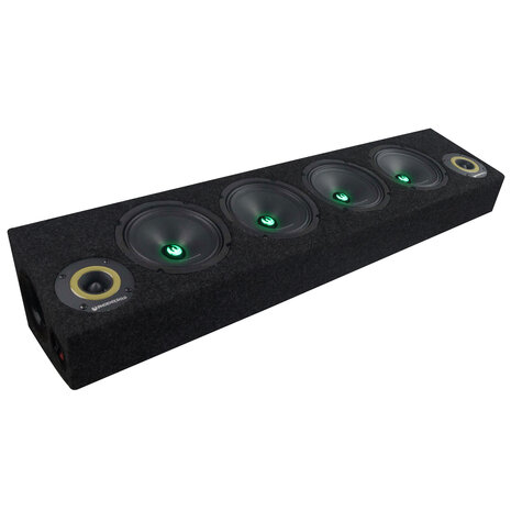 Phoenix Gold ZP65BOXRGB fullrange bassreflex luidspreker box 850 watts RMS met RGB LED