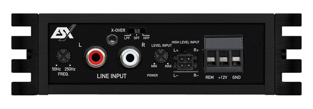 ESX Quantum QM-TWOv3 micro 2 kanaals versterker 300 watts RMS