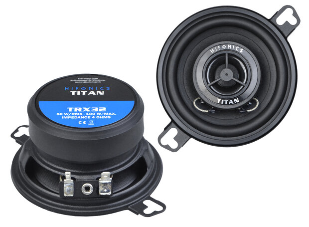 Hifonics Titan TRX32 luidspreker set 87mm 2-weg 50 watts RMS 4 ohms