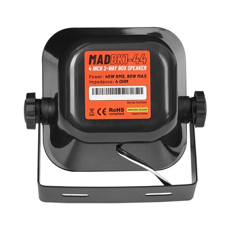 GAS AUDIO MAD BK1-44 opbouw luidspreker set 10 cm 45 watts RMS