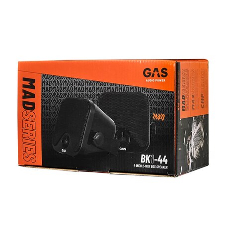 GAS AUDIO MAD BK1-44 opbouw luidspreker set 10 cm 45 watts RMS