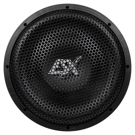 ESX Signum SXE12D2 subwoofer 12 inch 500 watts RMS DVC 2 ohms inclusief grille