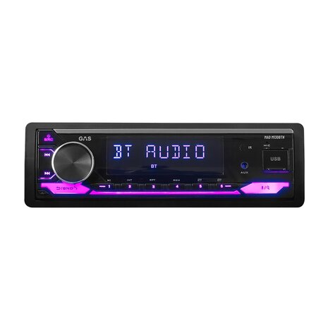 GAS AUDIO MAD M130-BTN autoradio 1-din usb bluetooth app control