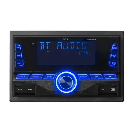 GAS AUDIO MAD M230-BTN autoradio 2-din usb bluetooth app control