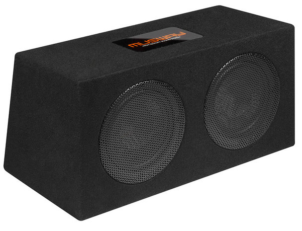 MusWay MR208Q bassreflex kist 2 x 8 inch 400 watts RMS DVC 2 ohms